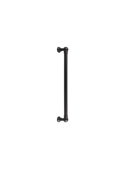Kara Appliance Pull 12 inch - Center-to-Center in Flat Black.